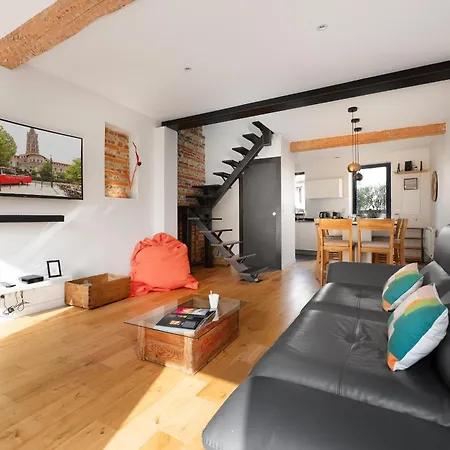 Beautiful House Avec Terrasse Privee - Havre De Paix Cote Pave, Centre-ville * Тулуза