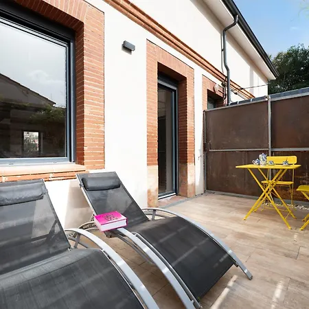 Beautiful House Avec Terrasse Privee - Havre De Paix Cote Pave, Centre-ville Дом отдыха Тулуза