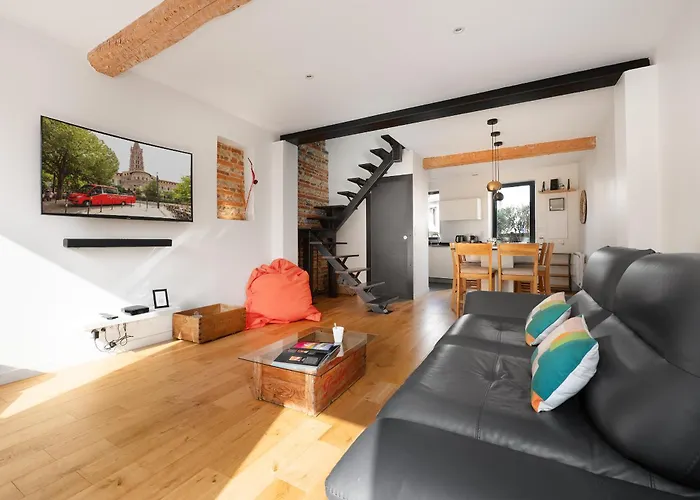 Maginifique maison 90m2 avec terrasse - Côté pavé, Centre-ville Toulouse * Toulouse